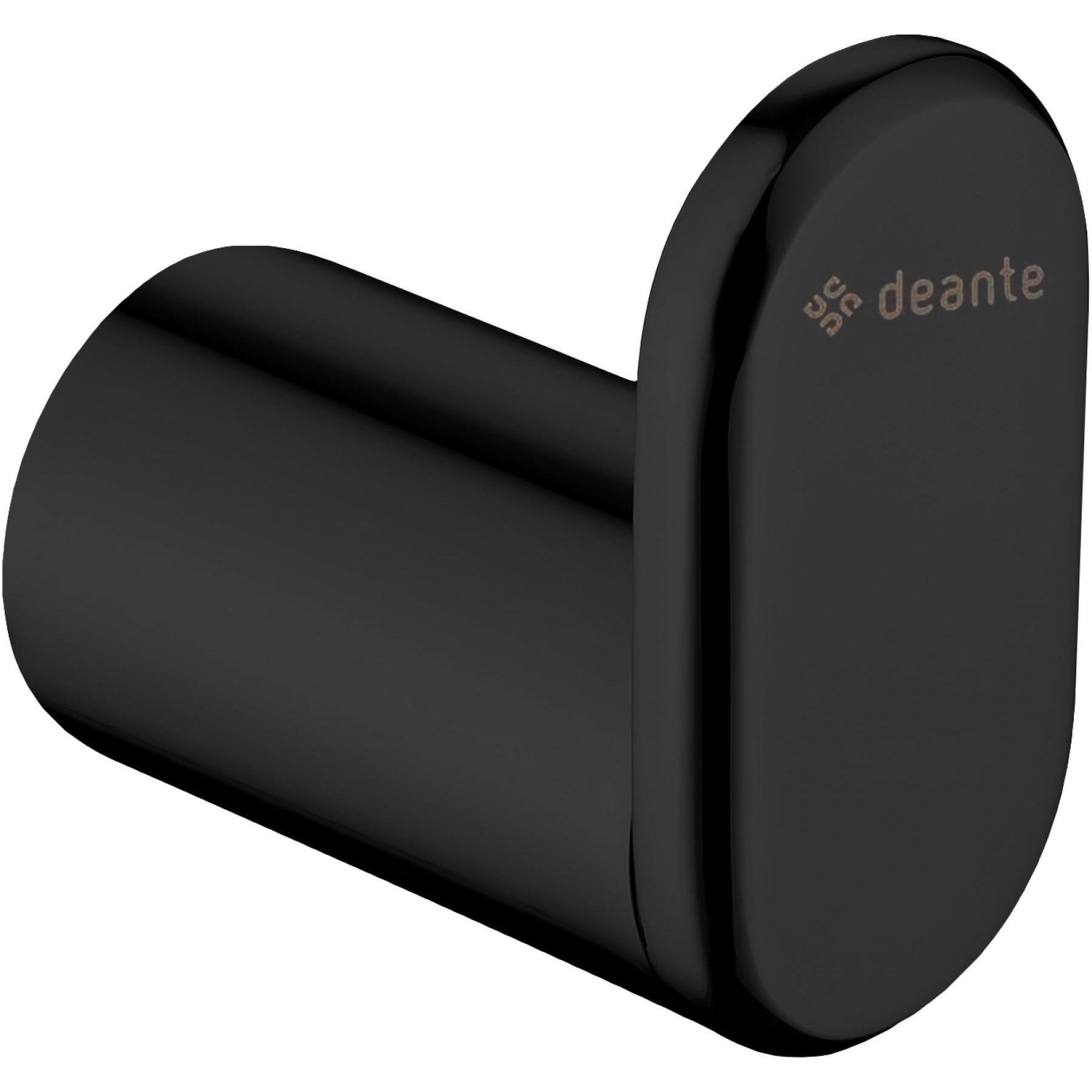 Cuier pentru baie, Deante ADR N111 negru, model rotund