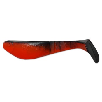 Set 5buc Shad Konger Killer Shadow 5.5cm, 2.3gr, culoarea Portocaliu, spate negru Set 5buc Shad Konger Killer Shadow 5.5cm, 2.3gr, culoarea Portocaliu, spate negru