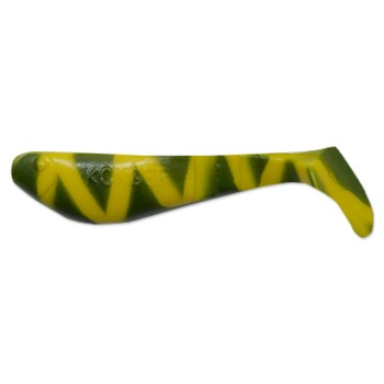 Set 5buc Shad Konger Killer Shadow, 11cm, 13.5gr, culoarea Galben, albastru tigrat Set 5buc Shad Konger Killer Shadow, 11cm, 13.5gr, culoarea Galben, albastru tigrat