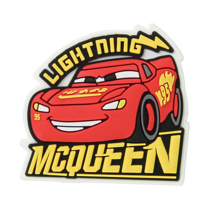 Accesoriu Jibbitz Crocs Cars 3 Lightning McQueen 10006828, Rosu
