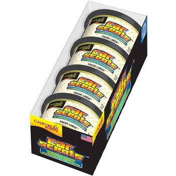 Set 4 bucati Odorizant auto California Scents Fresh Linen Set 4 bucati Odorizant auto California Scents Fresh Linen