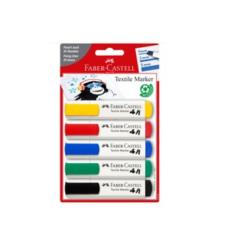 Set 5 Markere pentru textile Set 5 Markere pentru textile