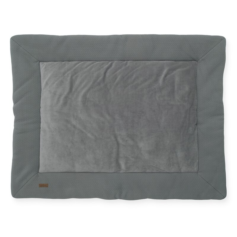 Saltea de joaca pentru bebelusi, Jollein Brick velvet, matlasata, 80x100cm