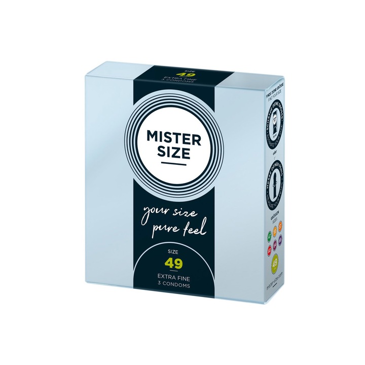 Óvszer Mister Méret 49 mm 3 db