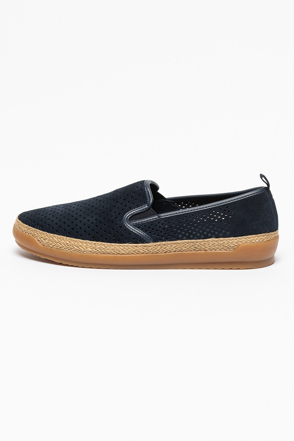 Geox, Mocasini cu garnituri de piele Mondello, Bleumarin