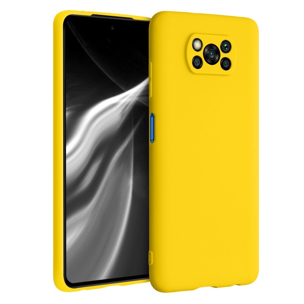 Husa pentru Xiaomi Poco X3 (NFC) / Poco X3 Pro, Silicon, Galben, 53482.165