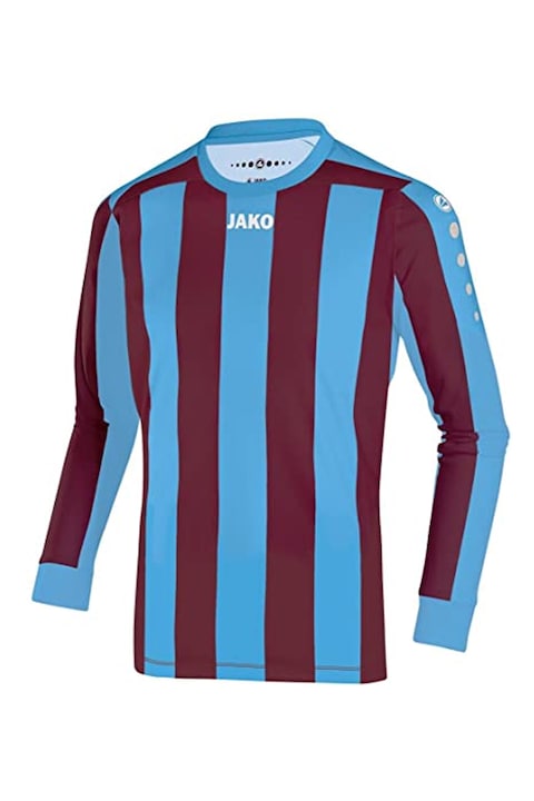 Мъжка футболна блуза Jako 4362, С дълъг ръкав, Тъмночервен/Светлосин
