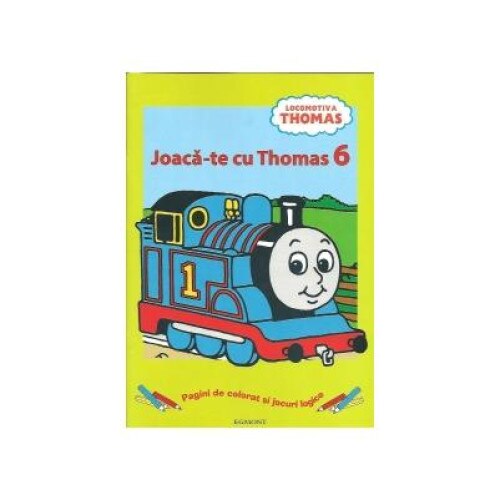 Joaca-te cu Thomas 6 - pagini de colorat si jocuri logice