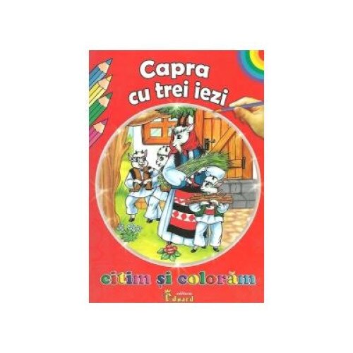 Citim si coloram - Capra cu trei iezi