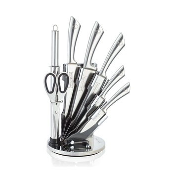 Set cutite cu suport Royalty Line, 8 piese, gri Set cutite cu suport Royalty Line, 8 piese, gri