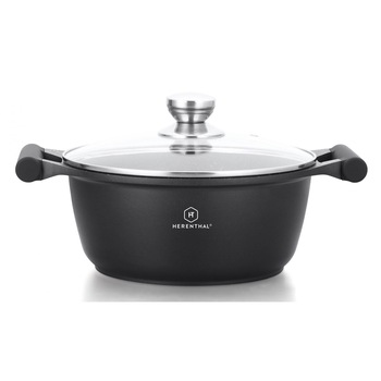 Cratita cu capac Herenthal, inductie, 4.8 L, 26 cm Cratita cu capac Herenthal, inductie, 4.8 L, 26 cm