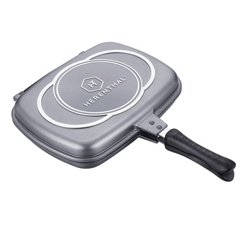 Tigaie dubla Herenthal, 32 cm, gri Tigaie dubla Herenthal, 32 cm, gri