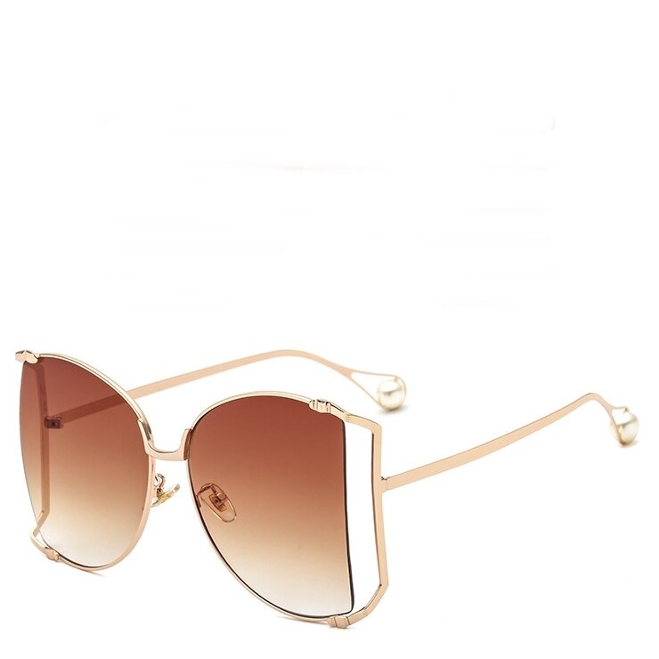 Ochelari de soare dama StarFrame Gold, Polarizati, UV400, Auriu