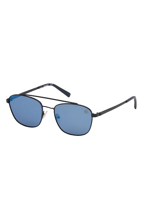 Timberland, Слънчеви очила с метална рамка и поляризация, Черен, 55-19-150 Standard