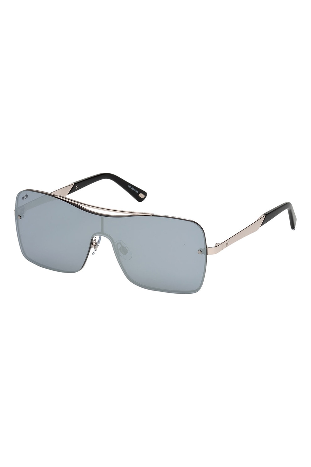 Web, Ochelari de soare shiled unisex, Argintiu
