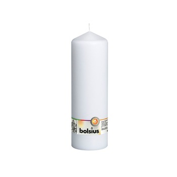 Lumanare stalp Bolsius - Alb (250/78) Lumanare stalp Bolsius - Alb (250/78)