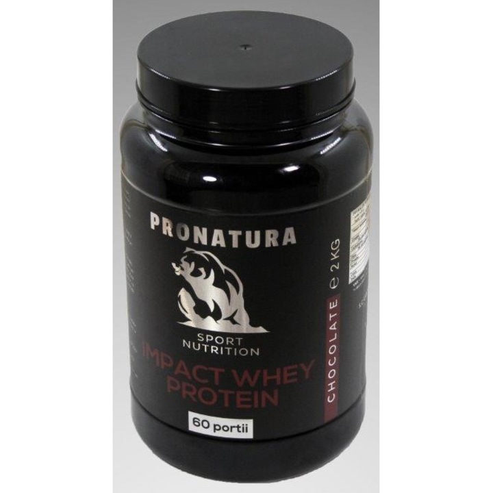 Proteine Impact Whey Protein Ciocolata, Pro Natura, 1.3 Kg