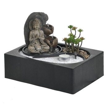 Fantana din rasina decorativa Buddha 29 cm x 23 cm Fantana din rasina decorativa Buddha 29 cm x 23 cm