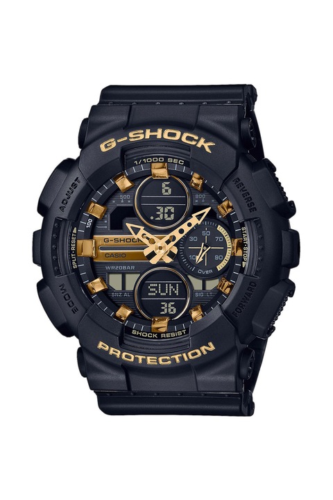Casio, МУлтифункционален часовник G-Shock, Златист, Черен