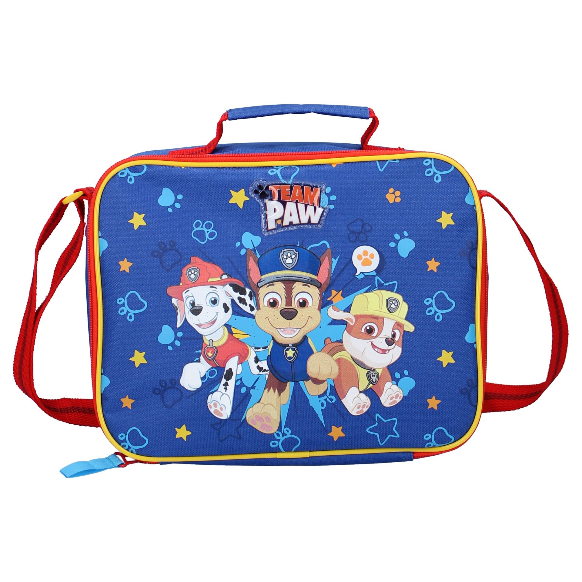 Geanta copii pentru mancare Paw Patrol - Team Paw, izolatie termica, multicolor, dimensiuni 26 x 20 x 7 cm