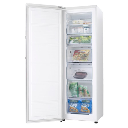 Congelator Heinner HFF-260NF+, 260 l, 7 sertare, Clasa A+, No Frost, Display, H 185 cm, Alb