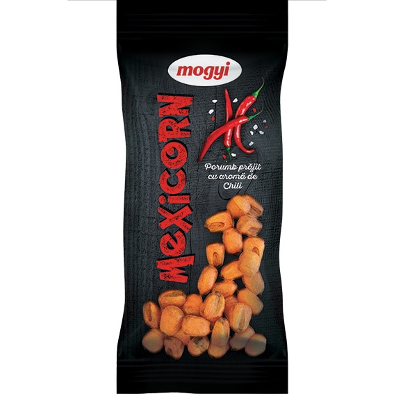 Mexicorn porumb prajit cu aroma de chili Mogyi, 70g