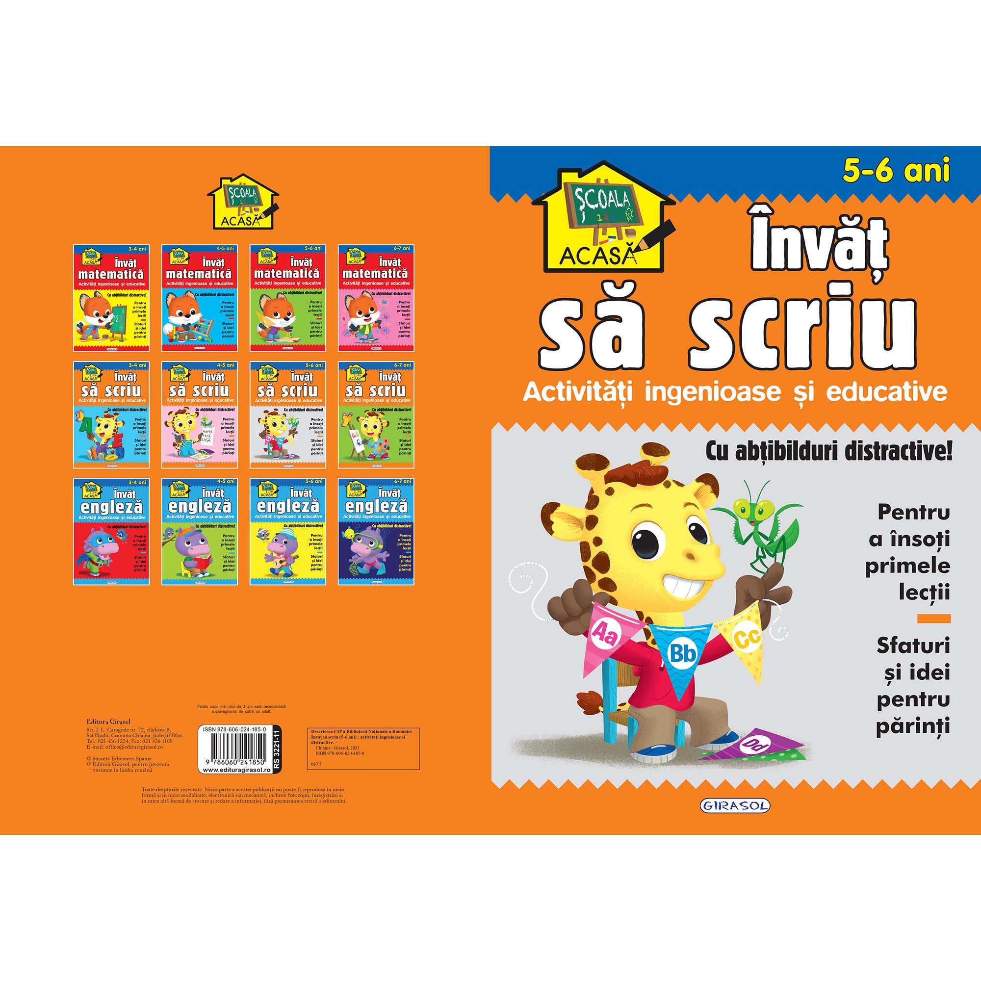 Scoala acasa - Invat sa scriu 5-6 ani