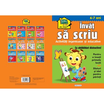 Scoala acasa - Invat sa scriu 6-7 ani Scoala acasa - Invat sa scriu 6-7 ani