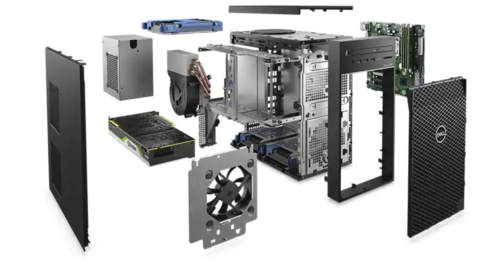 Sistem Desktop PC Dell Precision 3640 cu procesor Intel® Core™ i9