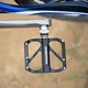 Pedale pentru bicicleta, Aliaj aluminiu, MTB, Antiderapant, Negru