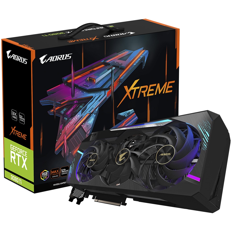 Placa video Gigabyte AORUS GeForce® RTX™ 3080 Ti XTREME, 12GB GDDR6X, 384-bit