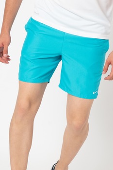 Nike, Pantaloni scurti de baie cu buzunare laterale, Albastru aqua