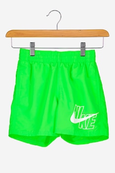Nike - Плувни шорти с лого, Неоновозелен