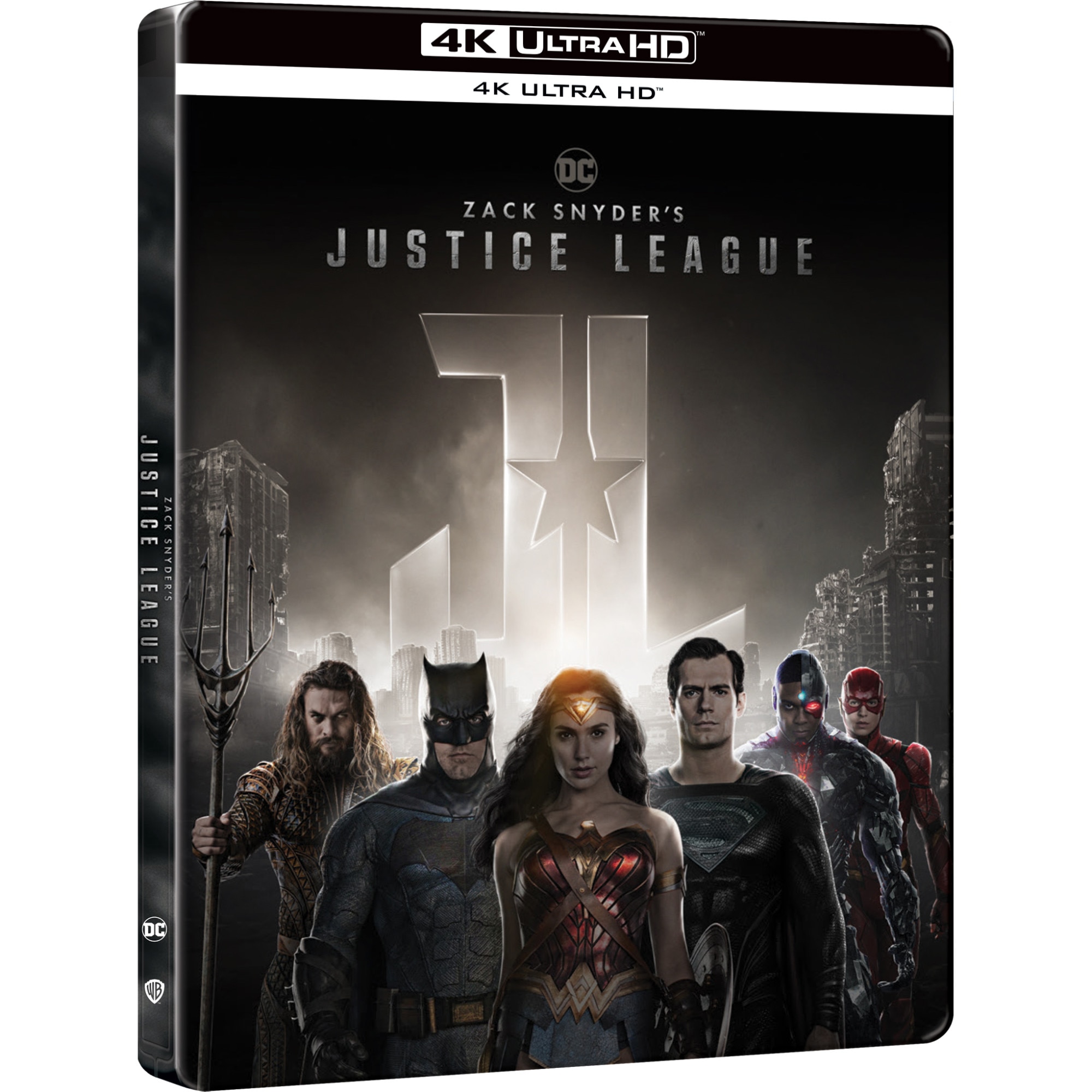 Zack Snyder - liga dreptatii - steelbook 4K