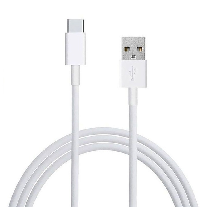 Cablu de Date USB la Type-C 2A, 480Mbps, 1m, C964, White Bulk Packing