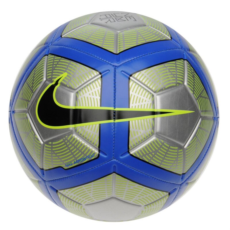 Minge fotbal Neymar, Nike, Marimea 5, Albastru/Gri