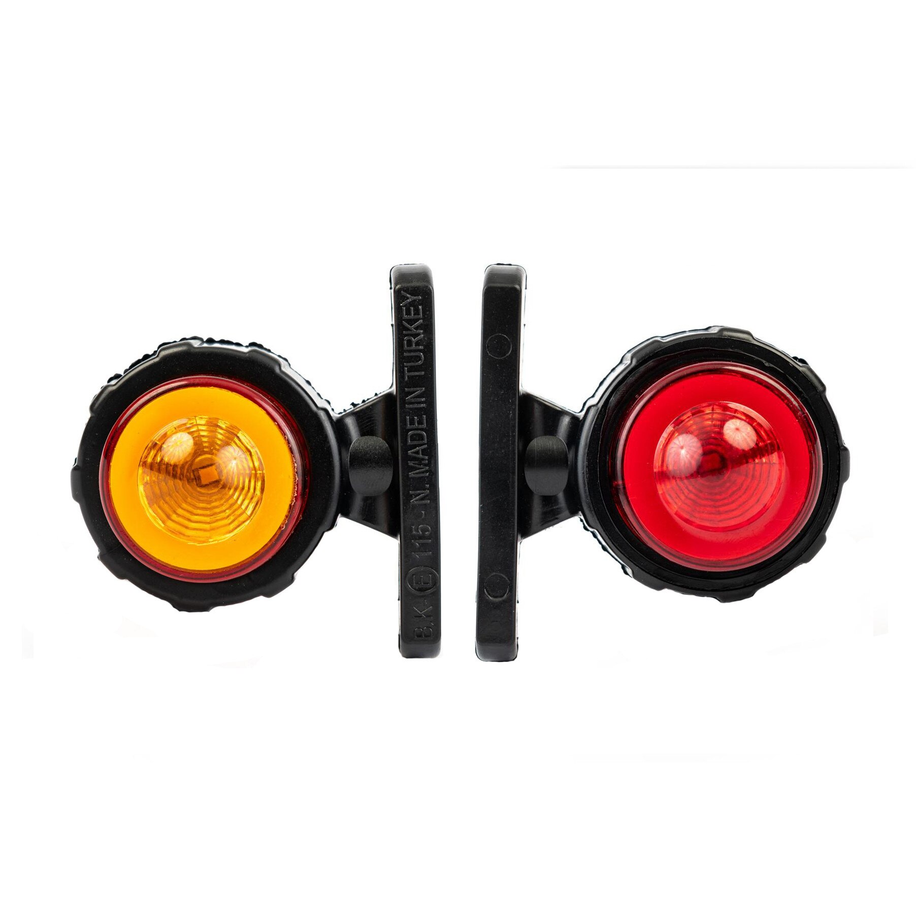 Set 2X Lampa Laterala LED Flexzon, Neon Efect, Pentru Gabarit 12v - 24v, Rosu, Portucaliu, Galben