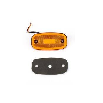 Lampa Laterala Semnalizare Flexzon, Neon Efect, Gabarit, Led, Portocaliu, Galbena, 12-24V, 122mm x 63mm Lampa Laterala Semnalizare Flexzon, Neon Efect, Gabarit, Led, Portocaliu, Galbena, 12-24V, 122mm x 63mm