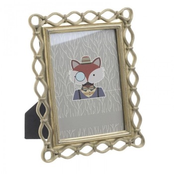 Rama foto din rasina 13 x 18 cm Antique Golden Rama foto din rasina 13 x 18 cm Antique Golden