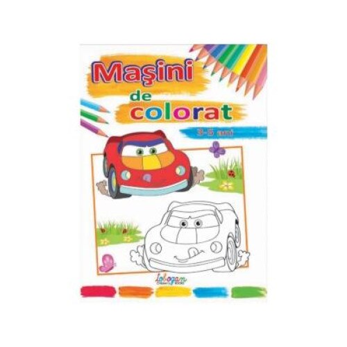 Masini de colorat, 3-5 ani