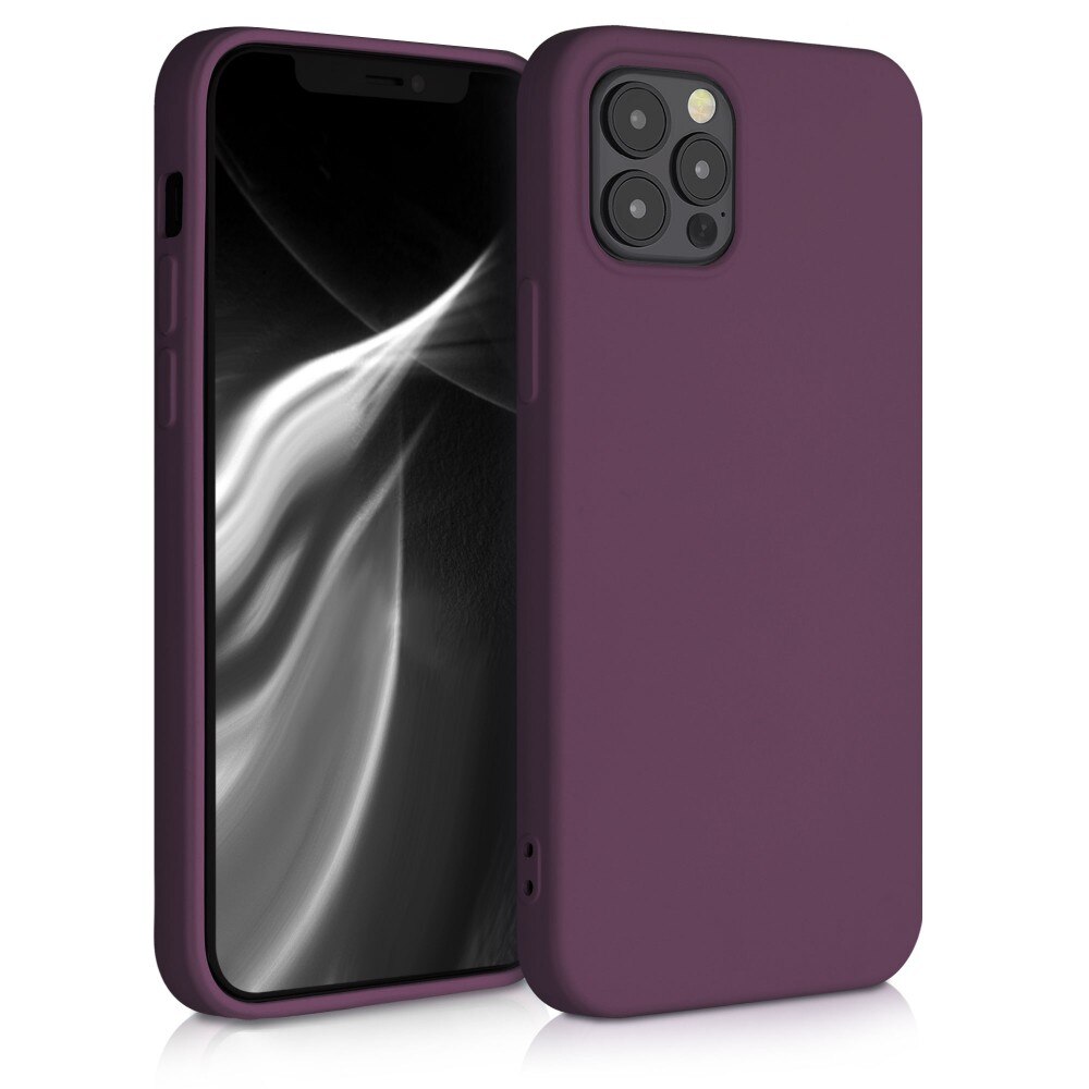 Husa pentru Apple iPhone 12 / iPhone 12 Pro, Silicon, Violet, 53844.187