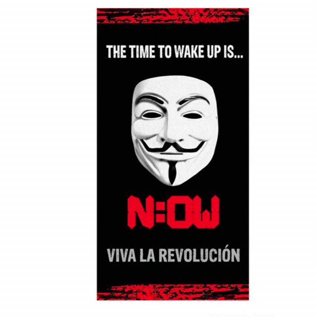 Prosop pentru plaja Anonymous- Viva la Revolution, 70 x 140 cm