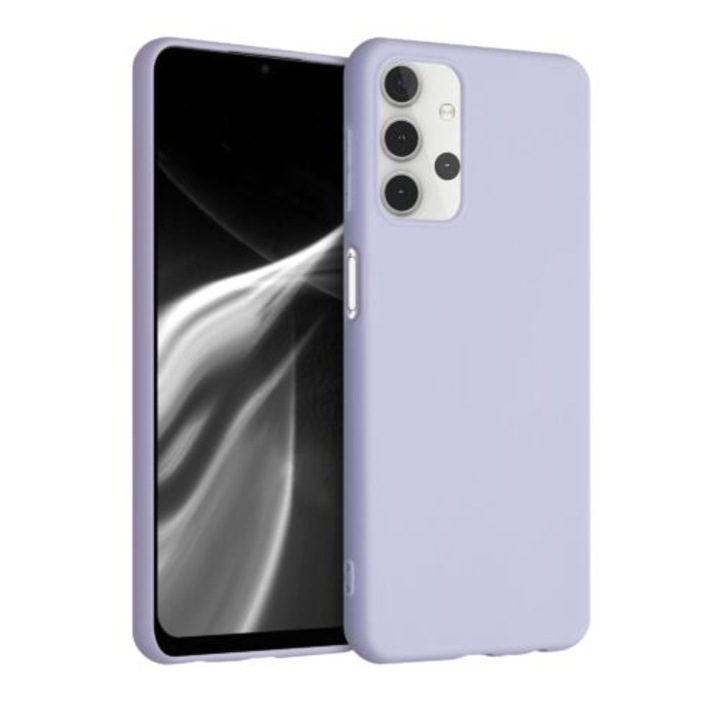 Telefontok Samsung Galaxy A32 5G, szilikon, lila, 54328.139