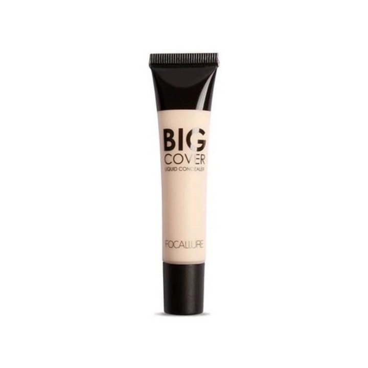 Focallure Big Cover Concealer Folyékony korrektor 01 Warm Ivory árnyalat