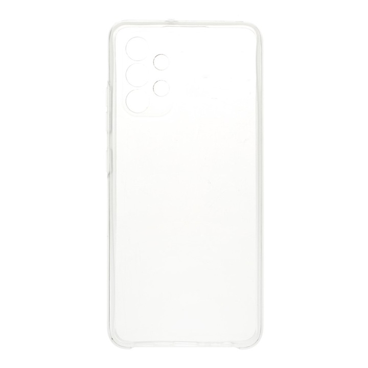 Husa pentru Samsung Galaxy A32 4G - Silicon si Plastic, Fata si Spate 360 grade, Transparenta