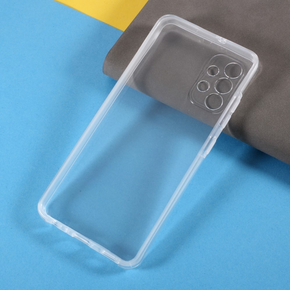 Husa pentru Samsung Galaxy A32 4G - Silicon si Plastic, Fata si Spate 360 grade, Transparenta