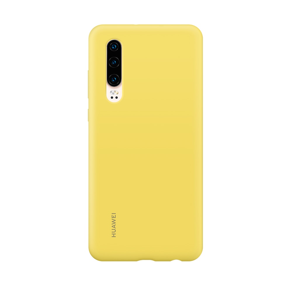 Husa de protectie Silicone Car Case pentru Huawei P30, bumper, carcasa, Galben, BBL2424