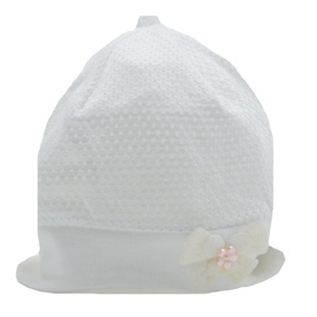 Caciula pentru fete Mini Junior SCC-95, Alb 56682 Caciula pentru fete Mini Junior SCC-95, Alb 56682