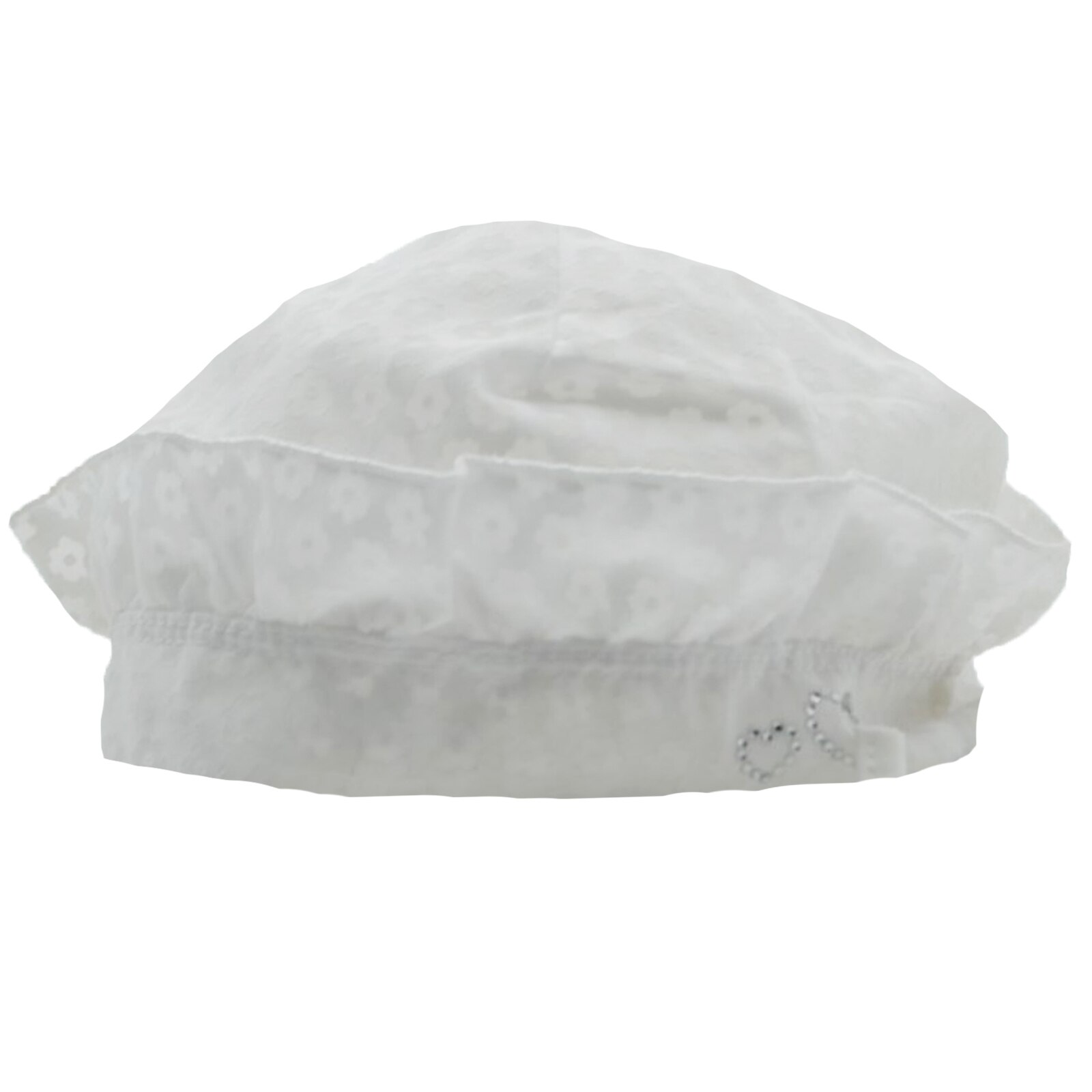 Caciula pentru fete Mini Junior SCC-109, Alb 46 CM Standard