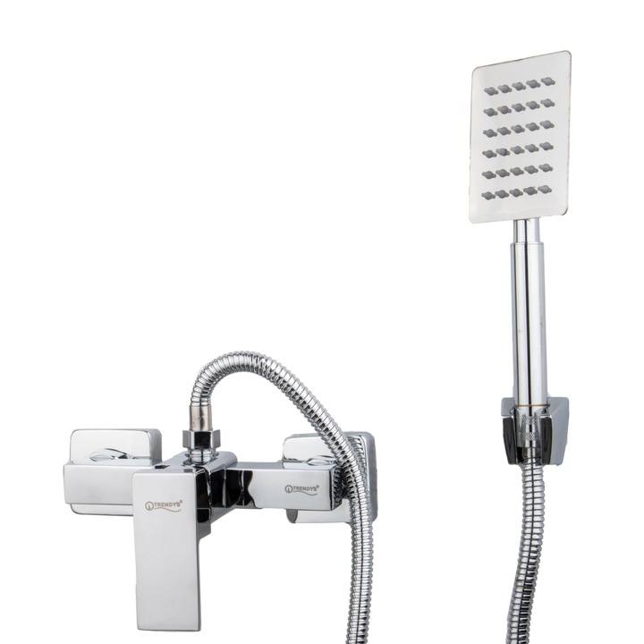 Baterie cabina de dus TRENDY'S, crom lucios